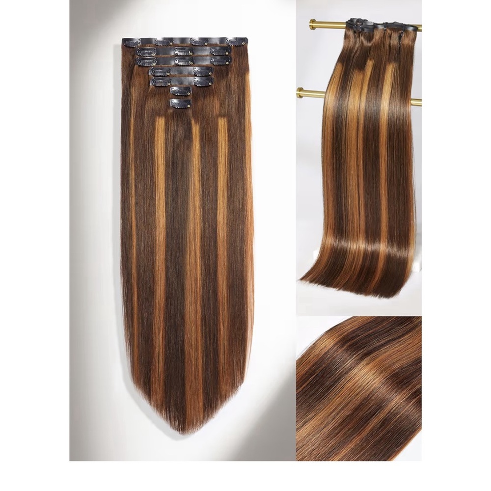 Luxurious Brown Hair Extensions